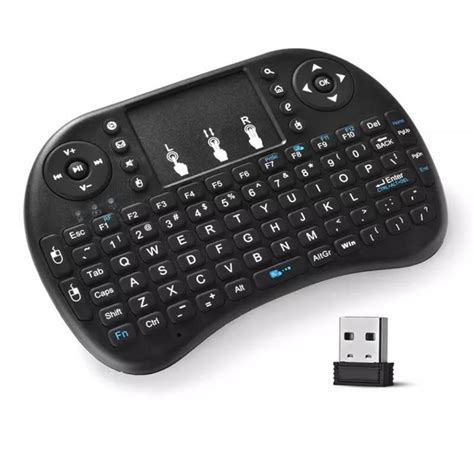 Wireless Rechargeable Usb Dongle Air Mouse Mini Keyboard Remote Control