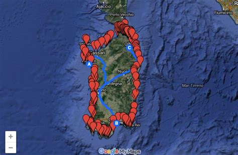 Cartina Sardegna Nord Ovest Spiagge Cartina