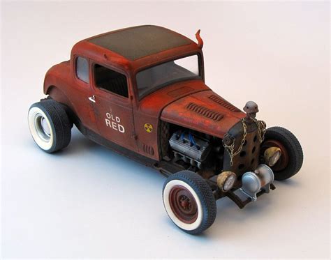 Old Reds Revell 32 5 Window Ford You Know Whose Red Hot Rat Rod