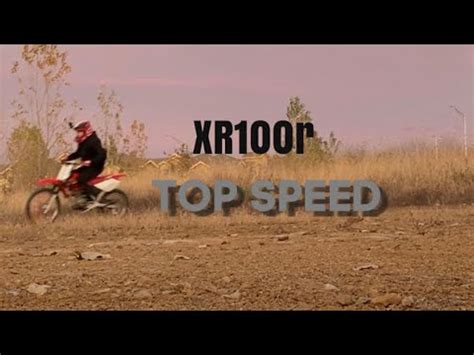 How i wheelie my bike. Honda Xr100r Top Speed Test - YouTube