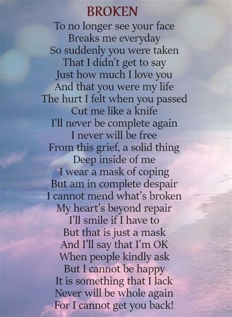 Pin On Grief Poems