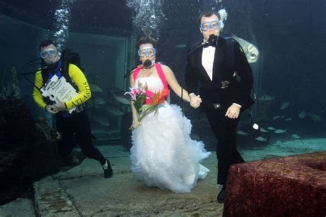 Marrychoicecom Underwater Wedding
