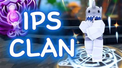 I Joined Ips Clan In Roblox Bedwars Youtube