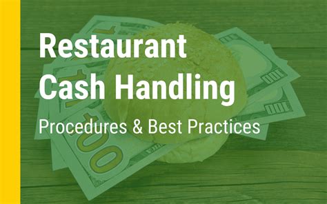 Restaurant Cash Handling Procedures And Best Practices Icl