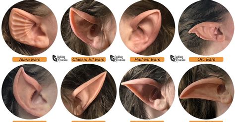 Lifelike Silicone Elf Ears And Character Ears Available In 5 Skin Tones