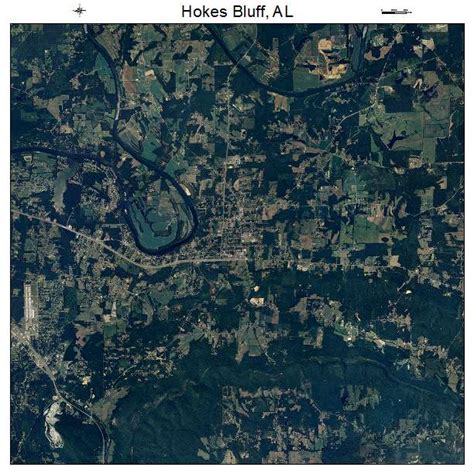 Aerial Photography Map Of Hokes Bluff Al Alabama