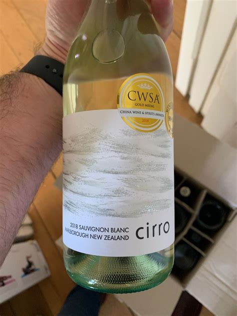 2019 Cirro Sauvignon Blanc New Zealand South Island Marlborough