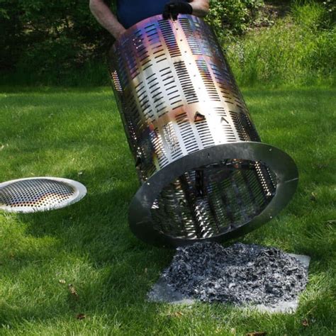 Burn Barrel Stainless Steel Incinerator Yard Waste Burn Right® Products