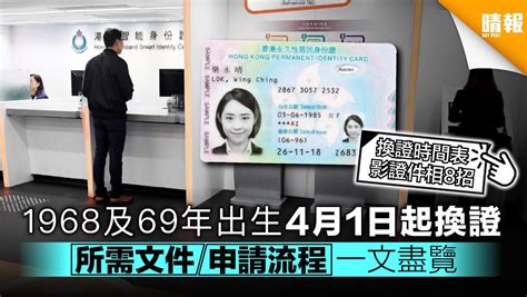 7,634 likes · 10 talking about this · 3 were here. 【附換證地址】1968及69年出生4月1日起換身份證 所需文件申請流程一文盡覽 - 晴報 - 時事 - 要聞 - D190328