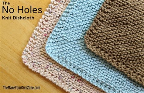 2 Ways To Knit Diagonal Dishcloths Holes Or No Holes