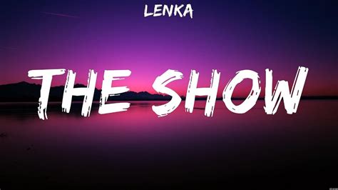 Lenka The Show Lyrics Youtube
