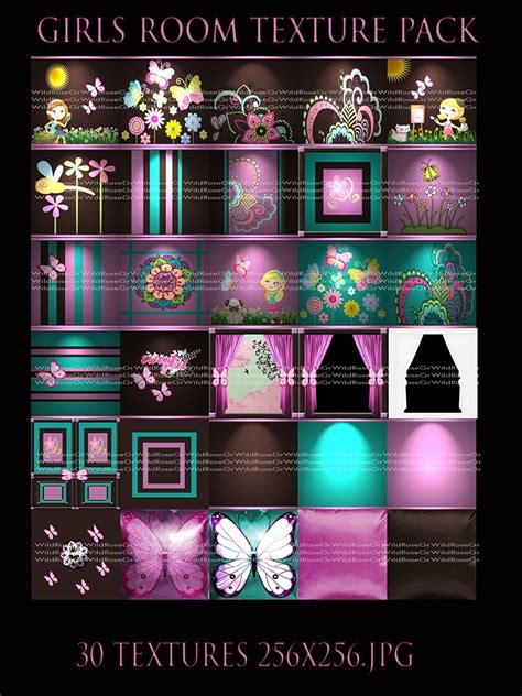 Please, after purchasing this file send a message to imvu missdesign or sellfy with the account name that you will use this file. ~ GIRLS ROOM IMVU TEXTURE PACK ~ | WildRoseGr - Sellfy.com