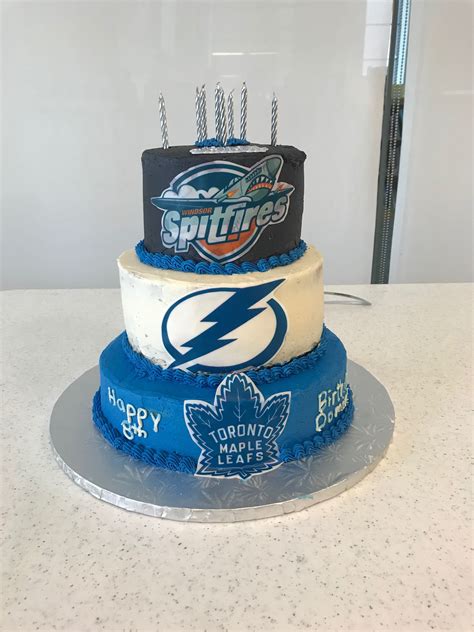 Windsor Spitfires Tampa Bay Lightning Toronto Maple Leafs Hockey Cake