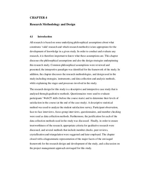 Creswell 1 chapter 2 quantitative, qualitative, and mixed research this chapter is our introduction to the three research methodology paradigms. 05 chap 4 research methodology and design