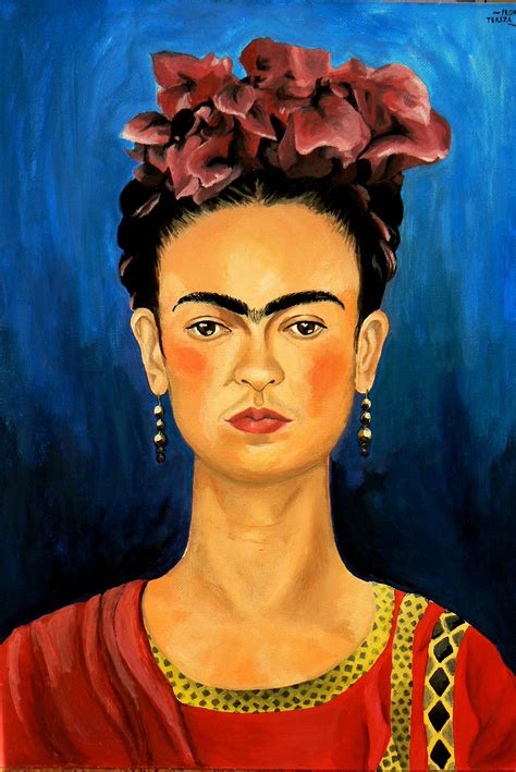 A Portrait Of Frida Kahlo De Rivera She Was A Mexican Surrealistic