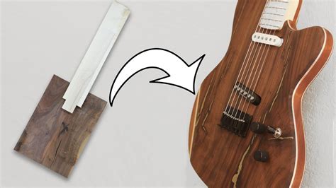 Making A Custom Guitar From Scratch Youtube