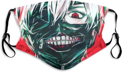 Tokyo Ghoul Face Masks Reusable And Adjustable With Filter For