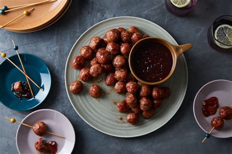 Turkey Meatballs With Cranberry Sauce Recipe Epicurious