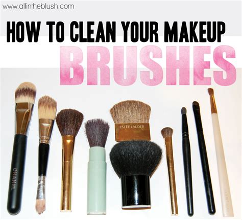 How To Clean Your Makeup Brushes All In The Blush