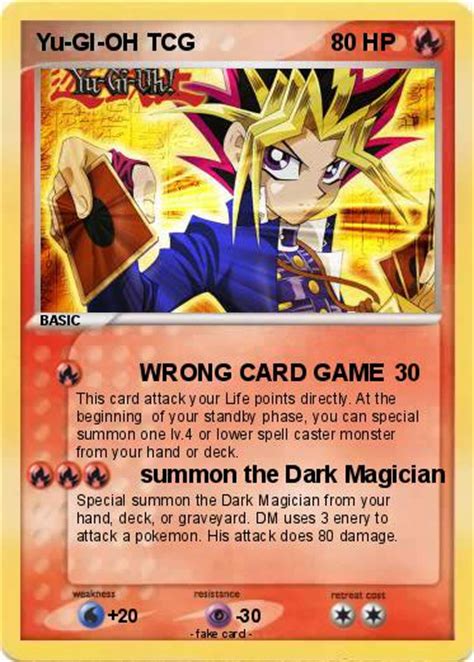Pokémon Yu Gi Oh Tcg Wrong Card Game My Pokemon Card
