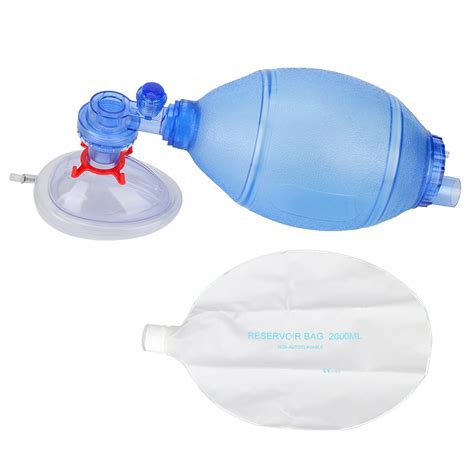 Faginey Oxygen Tube Mask Ambu Bag Simple Resuscitator Oxygen Tube Mask