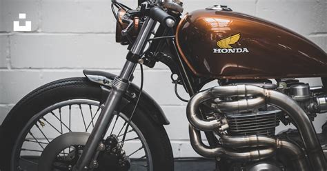 Brown Honda Standard Motorcycle Photo Free Build Image On Unsplash