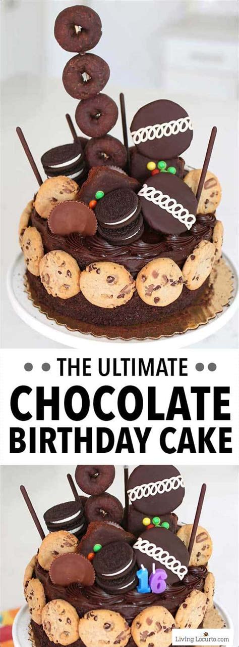 I'm not going to kid you, this makes a very rich, moist chocolate cake recipe. Ultimate Chocolate Birthday Cake - Living Locurto
