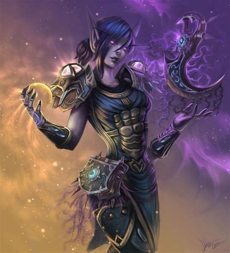 Void Elf Priest By Kimoss On Deviantart World Of Warcraft Warcraft