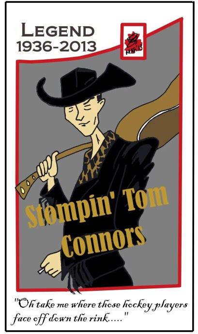 Card Toons Stompin Tom Connors Puck Junk