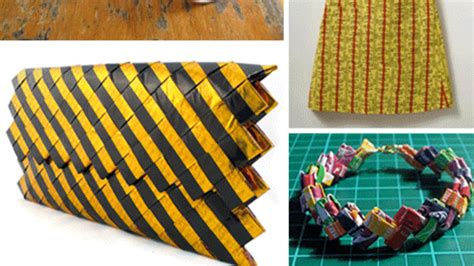 Recycled Candy Wrapper Art Mental Floss