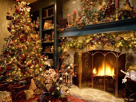 Christmas Home Wallpapers Wallpaper Cave