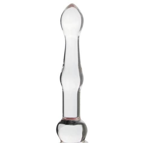 Candiway Cute Smooth Crystal Glass Anal Plug Vaginal Anal Beads Plug Massage Masturbation Adult