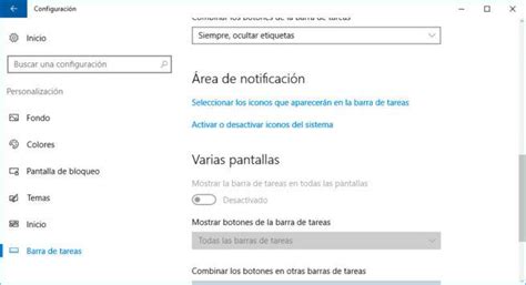 Cómo Activar Y Desactivar Los Iconos De La Barra De Tareas En Windows 10
