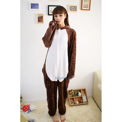 Cute Adult Animal Onesie Chipmunk One Piece Onesies Pajamas