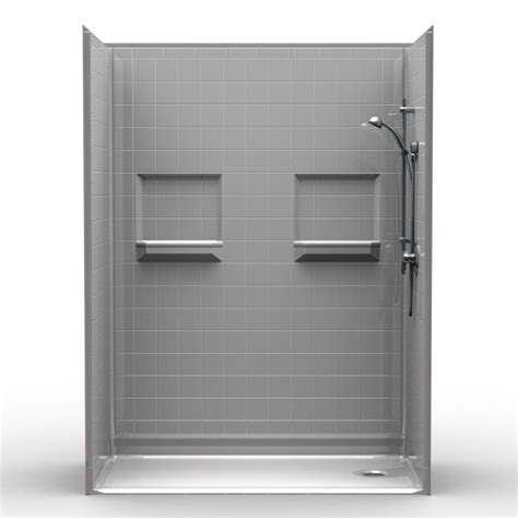 60x30 Barrier Free Multi Piece Showers