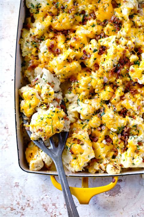 Loaded Cauliflower Bake Real Food By Dad