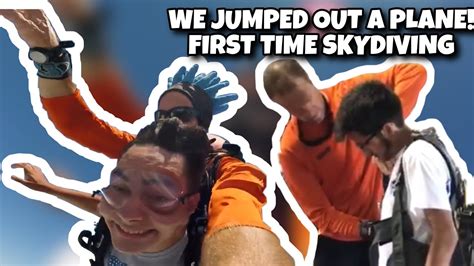 We Jumped Out A Plane First Time Skydiving Youtube