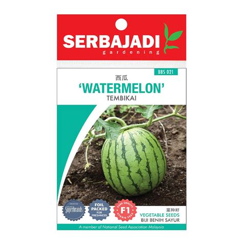 Baja Serbajadi Watermelon F Hybrid Vegetable Seed Bbs Gm