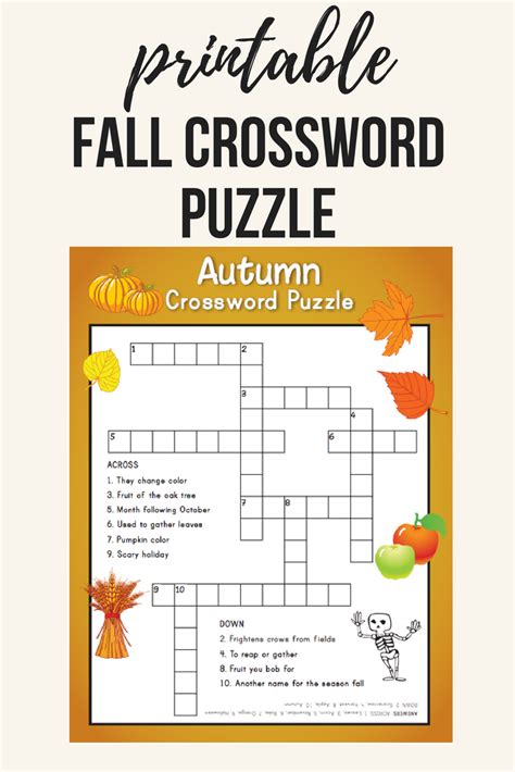 Fall Puzzles Printable