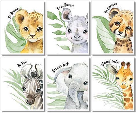 Safari Animals Nursery Prints Safari Nursery Prints Nursery Decor Kids