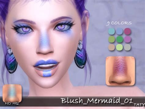 Mermaid Blush 01 By Tatygagg At Tsr Sims 4 Updates