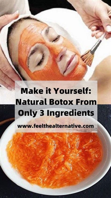 Make It Yourself Natural Botox From Only 3 Ingredientsbotox