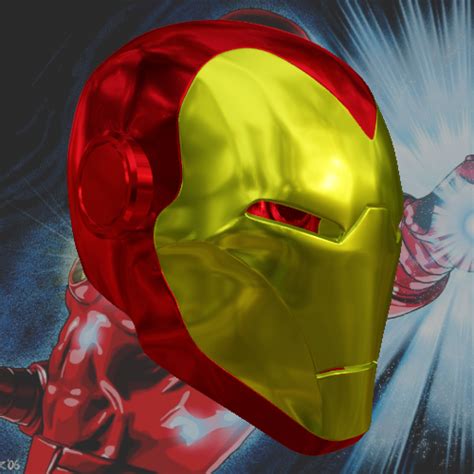 Classic Iron Man Inspired Helmet By Budwin Download Free Stl Model