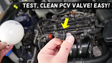 How To Test And Clean Pcv Valve On Car Easy Youtube