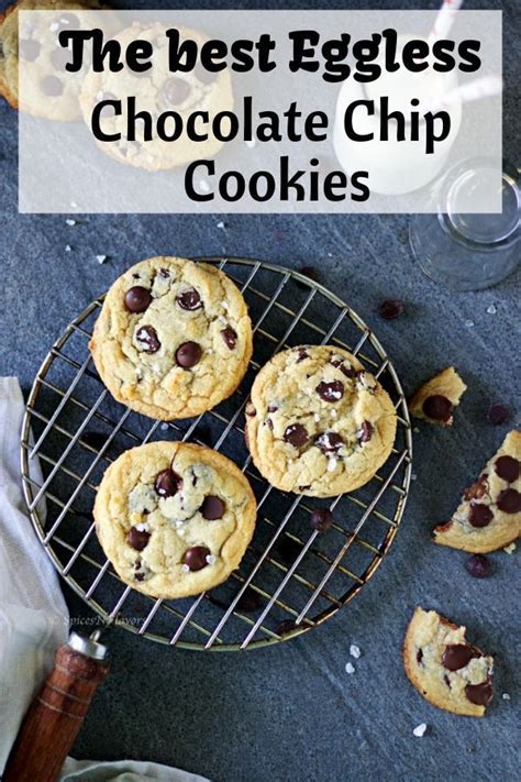 These cookies were made with flax eggs as an egg substitute. Eggless Chocolate Chip Cookie Cups | Recipe | Chip cookies, Chocolate chip cookie cups ...