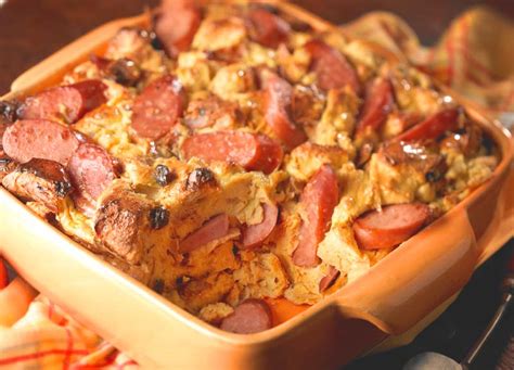Grilled chicken is easy, quick and healthy food. Apple Chicken Sausage Strata - Johnsonville.com