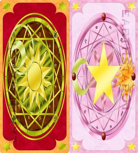 Clow And Sakura Cards Rear Face Manga By Earthstar01 On Deviantart
