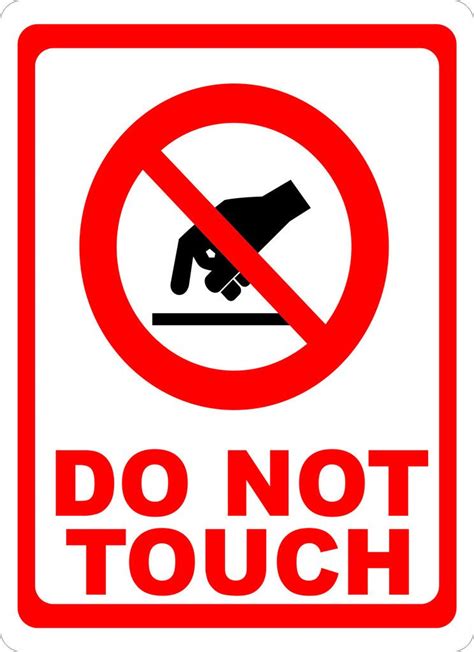 Do Not Touch W Symbol Sign Quilting In 2019 Safety