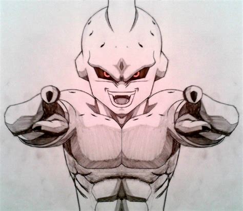 Small and cute chibis are great for illustrations or for printing on keyrings and other accessories. Kid Buu Drawing by Uzeir Mustafa