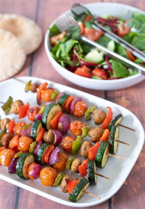 Grilled Vegetable Skewers Neils Healthy Meals